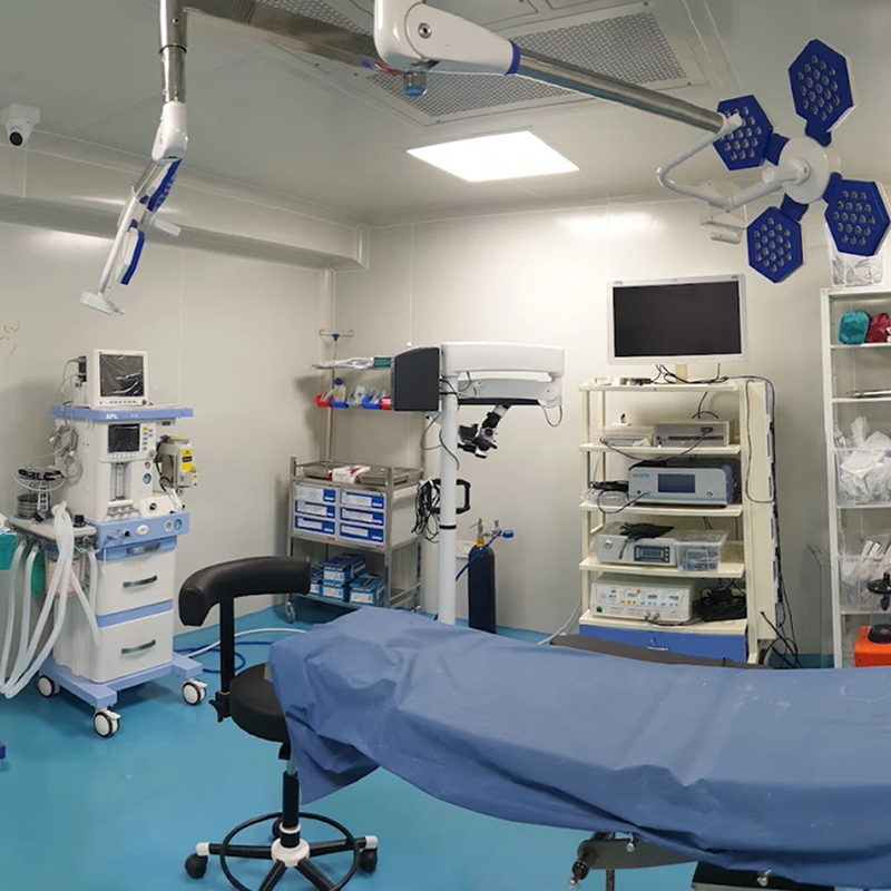 Sterile modern ENT operation theatre and endoscopic workstation